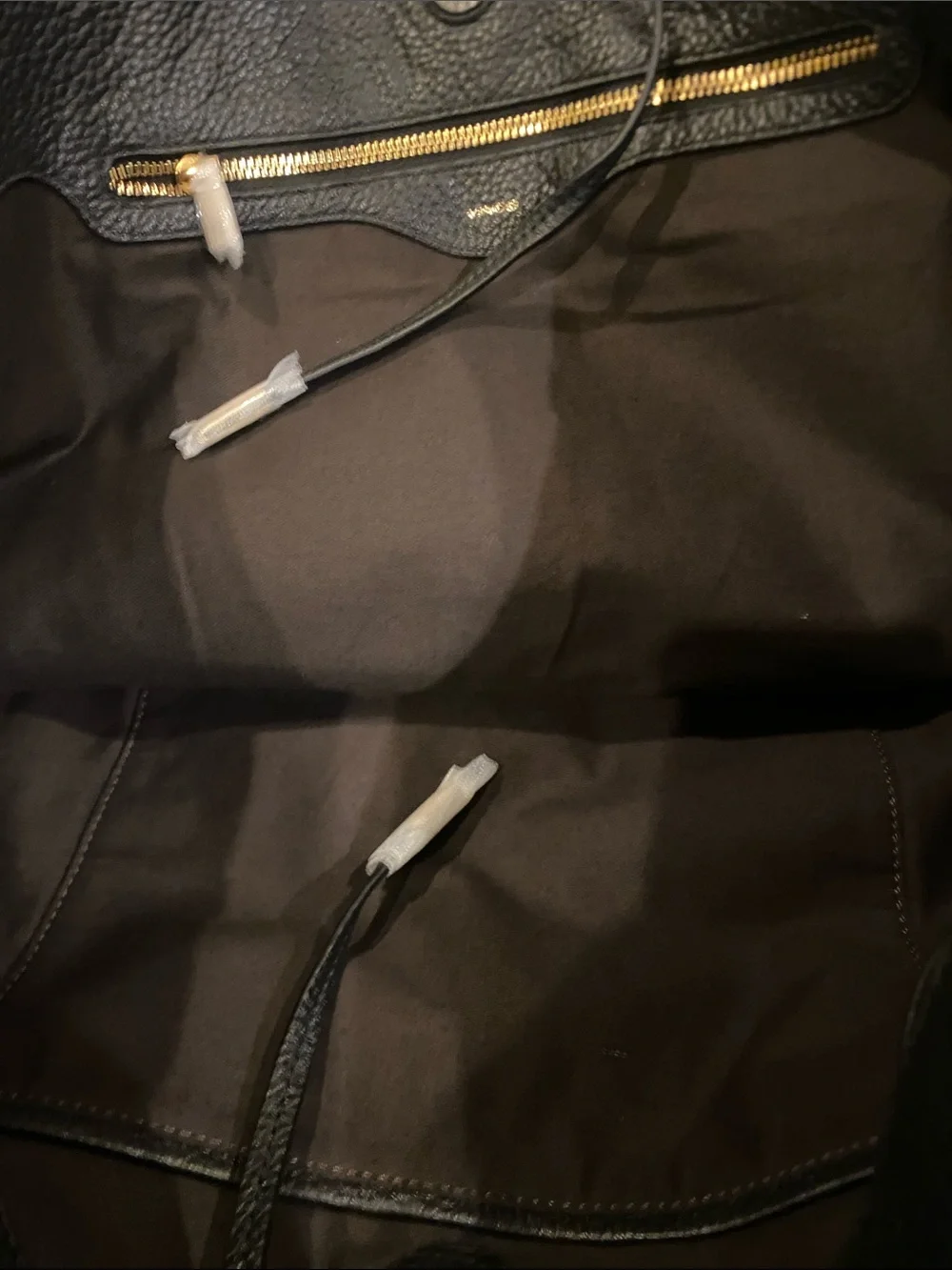 Vince Meadow Large Leather Drawstring Tote